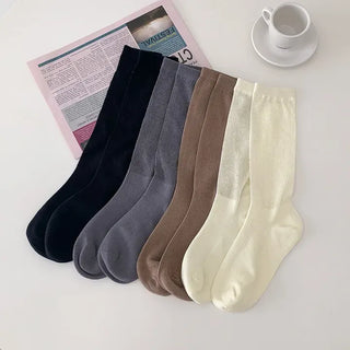See-through Ribbed Long Summer Leg Warmer Socks