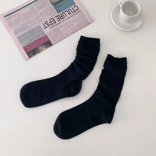 See-through Ribbed Long Summer Leg Warmer Socks