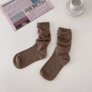 See-through Ribbed Long Summer Leg Warmer Socks