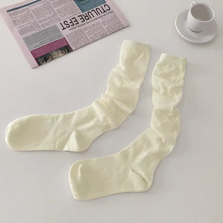 See-through Ribbed Long Summer Leg Warmer Socks