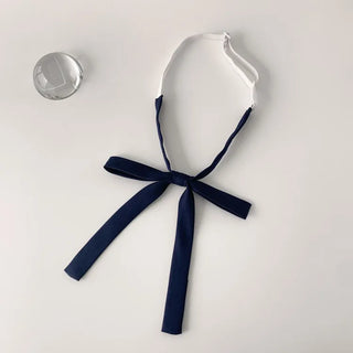 Ribbon String Tie, Preppy Look, School Uniform, Women's Tie, Bow Necktie,