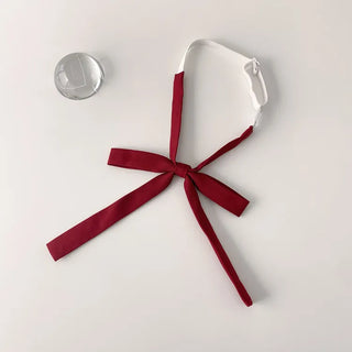 Ribbon String Tie, Preppy Look, School Uniform, Women's Tie, Bow Necktie,