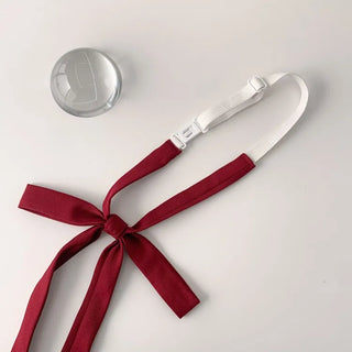 Ribbon String Tie, Preppy Look, School Uniform, Women's Tie, Bow Necktie,