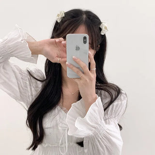 Lovit Ribbon Side Hair Festival Mini Hair Claw Clip