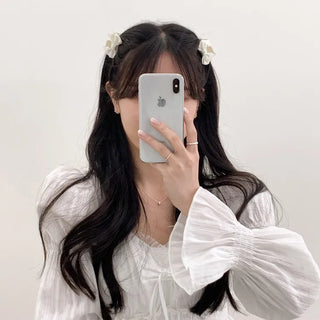 Lovit Ribbon Side Hair Festival Mini Hair Claw Clip