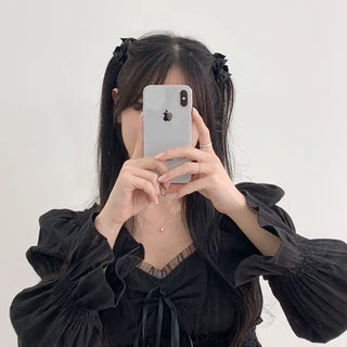 Lovit Ribbon Side Hair Festival Mini Hair Claw Clip