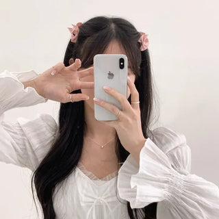 Lovit Ribbon Side Hair Festival Mini Hair Claw Clip