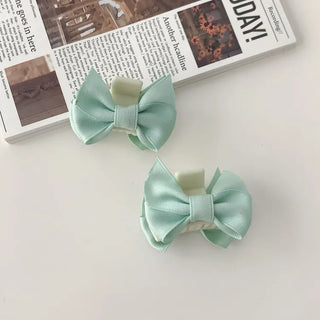 Lovit Ribbon Side Hair Festival Mini Hair Claw Clip