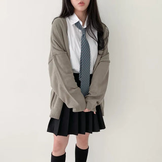 Teen Plaid Ribbon School Look Uniform Women's Ties Automatic Bow Ties Collection