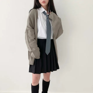 Teen Plaid Ribbon School Look Uniform Women's Ties Automatic Bow Ties Collection