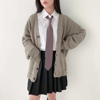 Teen Plaid Ribbon School Look Uniform Women's Ties Automatic Bow Ties Collection