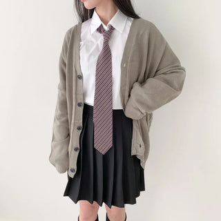 Teen Plaid Ribbon School Look Uniform Women's Ties Automatic Bow Ties Collection