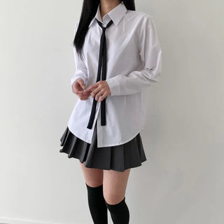 Teen Plaid Ribbon School Look Uniform Women's Ties Automatic Bow Ties Collection