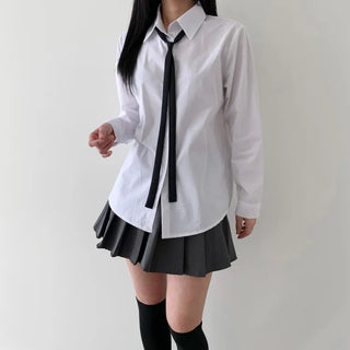 Teen Plaid Ribbon School Look Uniform Women's Ties Automatic Bow Ties Collection