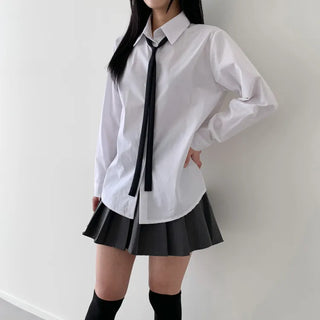 Teen Plaid Ribbon School Look Uniform Women's Ties Automatic Bow Ties Collection