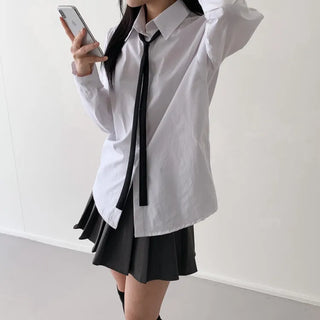 Teen Plaid Ribbon School Look Uniform Women's Ties Automatic Bow Ties Collection