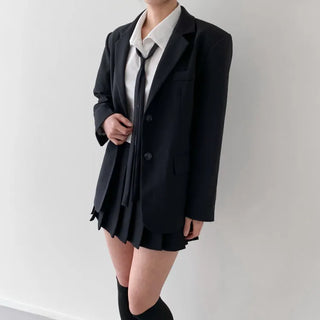 Teen Plaid Ribbon School Look Uniform Women's Ties Automatic Bow Ties Collection