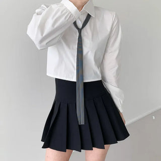 Teen Plaid Ribbon School Look Uniform Women's Ties Automatic Bow Ties Collection