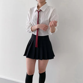 Teen Plaid Ribbon School Look Uniform Women's Ties Automatic Bow Ties Collection
