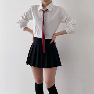 Teen Plaid Ribbon School Look Uniform Women's Ties Automatic Bow Ties Collection