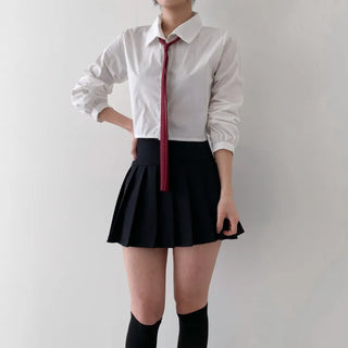 Teen Plaid Ribbon School Look Uniform Women's Ties Automatic Bow Ties Collection