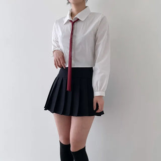 Teen Plaid Ribbon School Look Uniform Women's Ties Automatic Bow Ties Collection