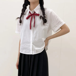 Teen Plaid Ribbon School Look Uniform Women's Ties Automatic Bow Ties Collection