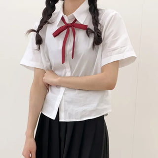 Teen Plaid Ribbon School Look Uniform Women's Ties Automatic Bow Ties Collection