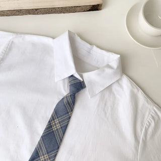 Teen Plaid Ribbon School Look Uniform Women's Ties Automatic Bow Ties Collection