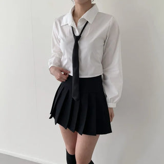 Teen Plaid Ribbon School Look Uniform Women's Ties Automatic Bow Ties Collection