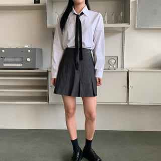 Teen Plaid Ribbon School Look Uniform Women's Ties Automatic Bow Ties Collection