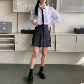 Teen Plaid Ribbon School Look Uniform Women's Ties Automatic Bow Ties Collection