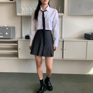 Teen Plaid Ribbon School Look Uniform Women's Ties Automatic Bow Ties Collection
