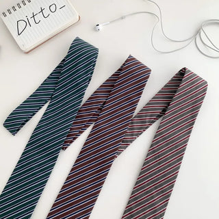 Teen Plaid Ribbon School Look Uniform Women's Ties Automatic Bow Ties Collection