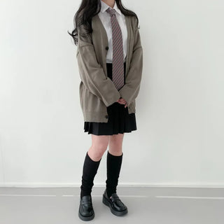 Teen Plaid Ribbon School Look Uniform Women's Ties Automatic Bow Ties Collection