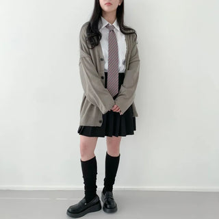Teen Plaid Ribbon School Look Uniform Women's Ties Automatic Bow Ties Collection