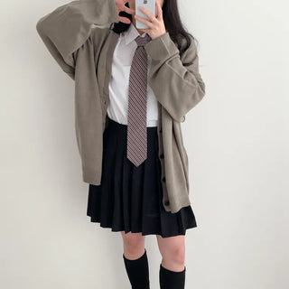 Teen Plaid Ribbon School Look Uniform Women's Ties Automatic Bow Ties Collection