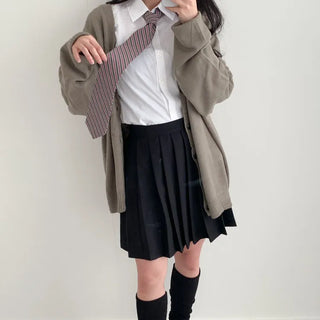 Teen Plaid Ribbon School Look Uniform Women's Ties Automatic Bow Ties Collection