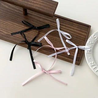 Point Mini Ribbon Hair Side Hair Clip