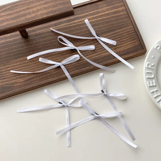 Point Mini Ribbon Hair Side Hair Clip