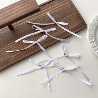 Point Mini Ribbon Hair Side Hair Clip