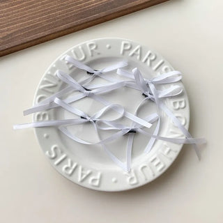 Point Mini Ribbon Hair Side Hair Clip
