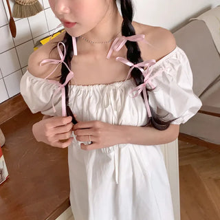 Point Mini Ribbon Hair Side Hair Clip
