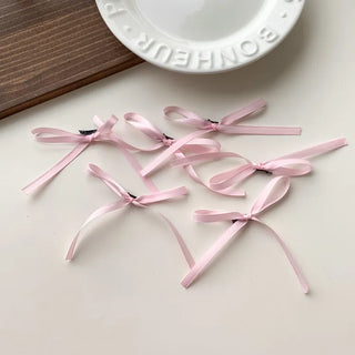 Point Mini Ribbon Hair Side Hair Clip
