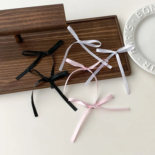 Point Mini Ribbon Hair Side Hair Clip