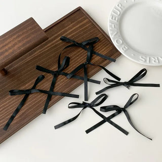 Point Mini Ribbon Hair Side Hair Clip