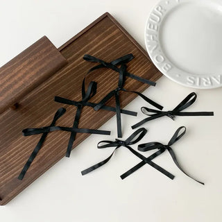 Point Mini Ribbon Hair Side Hair Clip