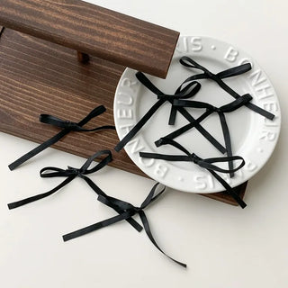 Point Mini Ribbon Hair Side Hair Clip