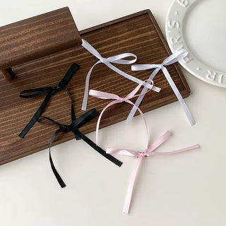 Point Mini Ribbon Hair Side Hair Clip