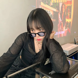 Cats, Unique, Hip, Y2K, Round, Trendy, Retro, UV Protection, Humbuk Show, Waterbomb, Tinted Sunglasses Collection